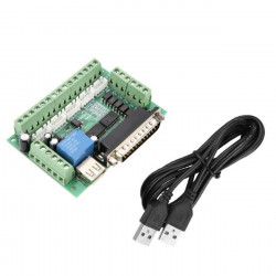 Interface O Controladora CNC Para 5 Ejes o 5 Motores Paso A Paso Compatible  Con Match 3 + Cable USB