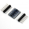 Convertidor De Nivel Lógico IIC I2C 3.3v/5v 4 Canales Bidireccionales